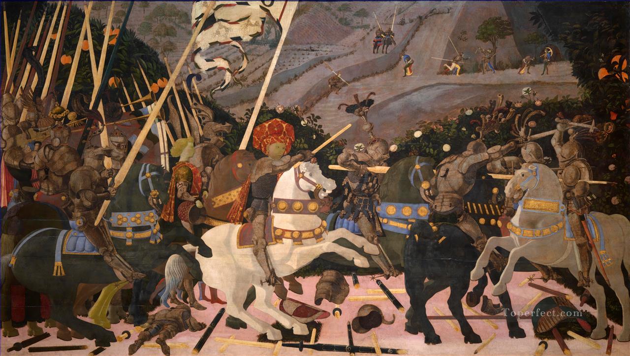 パオロ・ウッチェロ サン・ロマーノの戦い油絵